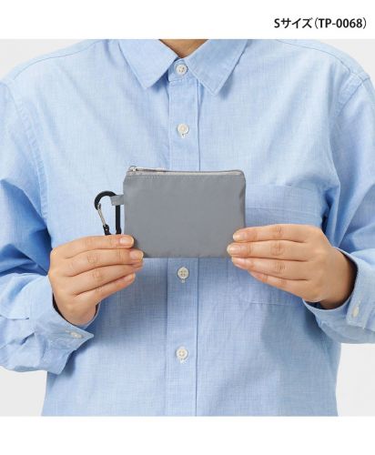 マークレススタイル(MARKLESS STYLE)リフレクターポーチ/TP-0068(S)サイズ感