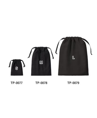 マークレススタイル(MARKLESS STYLE)スウェード風巾着/サイズ比較