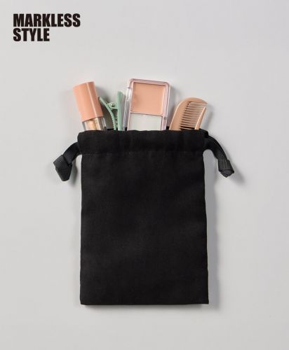 マークレススタイル(MARKLESS STYLE)スウェード風巾着/コスメなどの小物類を入れるのにちょうどよいサイズ感(TP-0077/S)