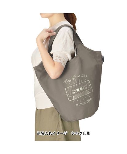 MOTTERU クルリト マルシェバッグ/ シルク印刷イメージ