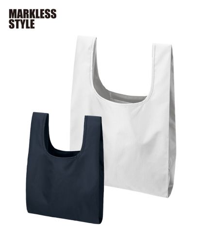 マークレススタイル(MARKLESS STYLE)リップストップマルシェバッグ/(L:044 ホワイトM: 009 ブラック)