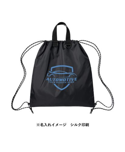 マークレススタイル(MARKLESS STYLE)リップストップリュック/※名入れイメージ　シルク印刷
