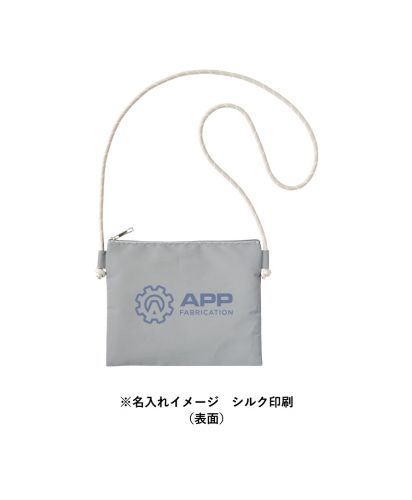 マークレススタイル(MARKLESS STYLE)リフレクターサコッシュ/シルクプリントイメージ