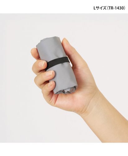 マークレススタイル(MARKLESS STYLE)リフレクターマルシェバッグ/くるっとまとめることができるため持ち歩きにも便利※TR-1430(L)