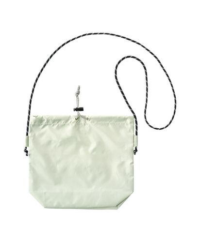 マークレススタイル(MARKLESS STYLE)ファインライトポリ巾着ショルダー/シンプルで名入れやオリジナル制作に適した無地タイプ