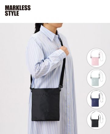 マークレススタイル(MARKLESS STYLE)保冷ボトルホルダーサコッシュ　ワイド