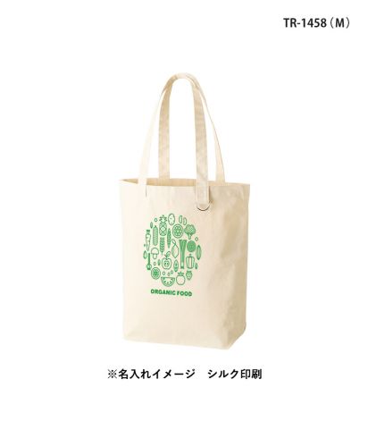 マークレススタイル(MARKLESS STYLE)キャンバストート　Ｄカン付/※名入れイメージ シルク印刷：TR-1458 (M)
