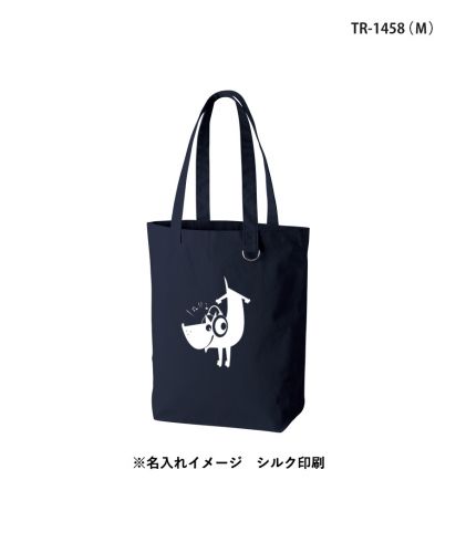 マークレススタイル(MARKLESS STYLE)キャンバストート　Ｄカン付/※名入れイメージ シルク印刷：TR-1458 (M)