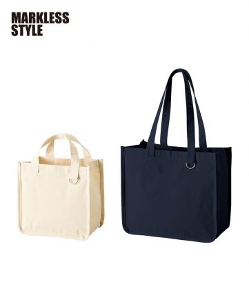 マークレススタイル(MARKLESS STYLE)キャンバスホリデートート　Ｄカン付/2サイズ展開