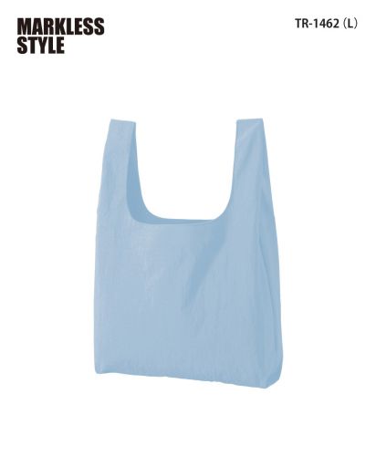 マークレススタイル(MARKLESS STYLE)ワッシャーナイロンマルシェバッグ/TR-1462（L）034 サックスブルー