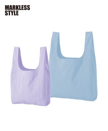マークレススタイル(MARKLESS STYLE)ワッシャーナイロンマルシェバッグ/2サイズ展開