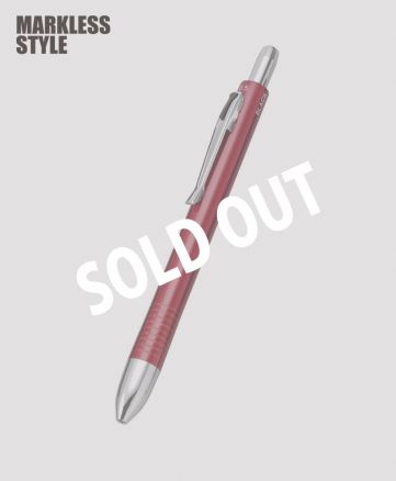 MARKLESS STYLE(マークレススタイル)メタリック4アクションペン（ケース付)