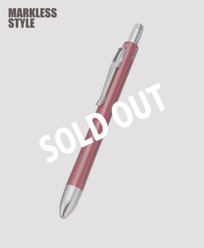 MARKLESS STYLE(マークレススタイル)メタリック4アクションペン(ケース付)