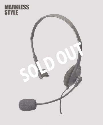 MARKLESS STYLE(マークレススタイル)片耳ヘッドセット(TS-1644)ブラック/SOLDOUT