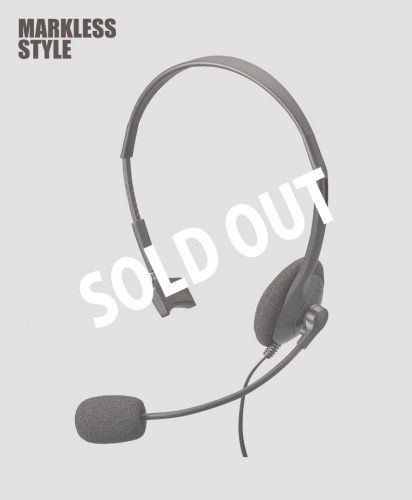 MARKLESS STYLE(マークレススタイル)片耳ヘッドセット(TS-1644)ブラック/SOLDOUT