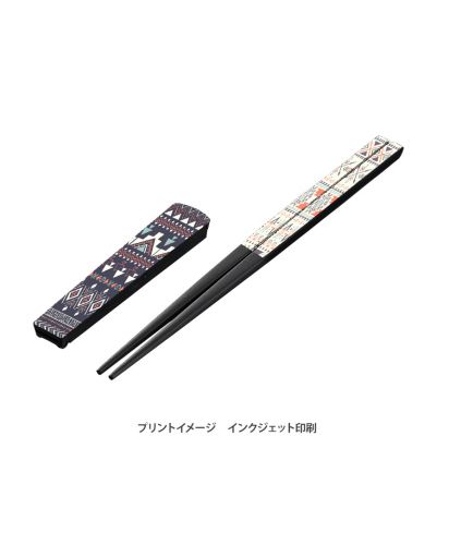 箸キャップ付き箸/ インクジェットプリントイメージ