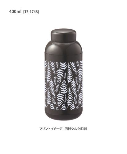 Maluttoサーモステンレスボトル/ 400ml 回転シルク印刷イメージ