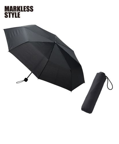 大判耐風UV折りたたみ傘（セミオートタイプ）/ 009 ブラック