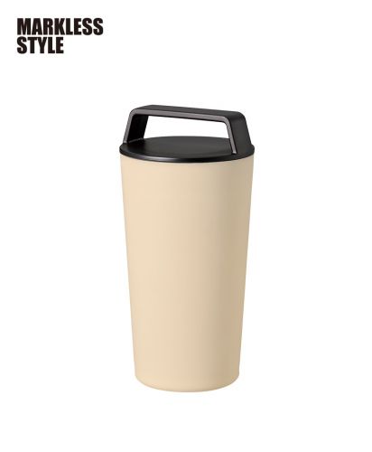マークレススタイル(MARKLESS STYLE)ハンドルサーモステンレスタンブラー/028 ベージュ：TS-1977(460ml)