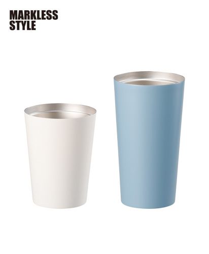マークレススタイル(MARKLESS STYLE)全面印刷できるステンレスサーモタンブラー/2サイズ展開