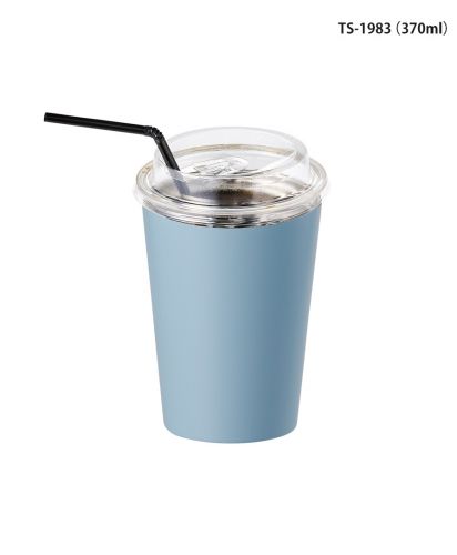 マークレススタイル(MARKLESS STYLE)全面印刷できるステンレスサーモタンブラー/コンビニコーヒーのカップを入れて使えるのも嬉しいポイント。：TS-1983（370ml）