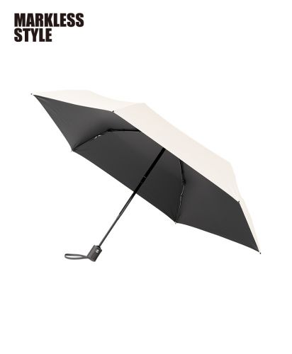 MARKLESS STYLE(マークレススタイル) 自動開閉遮光折りたたみ傘（軽量タイプ）/安心の遮光タイプ.044 オフホワイト