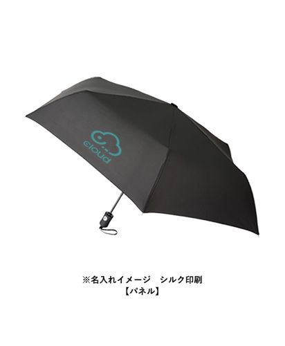 マークレススタイル(MARKLESS STYLE)自動開閉UV折りたたみ傘/※名入れイメージ シルク印刷【パネル】