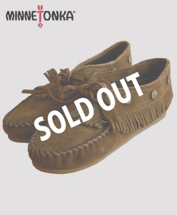 ミネトンカ_フリンジモカシン_ダスティブラウンスウェード/SOLDOUT