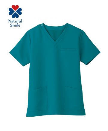 Natural Smile(ナチュラルスマイル)ユニセックススクラブ/26 ターコイズ