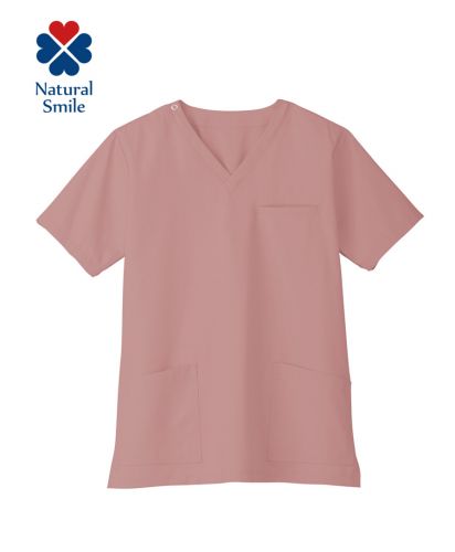 Natural Smile(ナチュラルスマイル)ユニセックススクラブ/9 ピンク