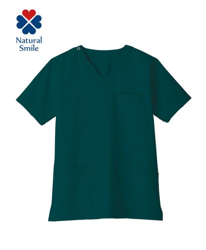 Natural Smile(ナチュラルスマイル)ユニセックススクラブ/4 グリーン