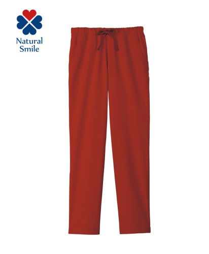 Natural Smile(ナチュラルスマイル)ユニセックススクラブパンツ/13 オレンジ