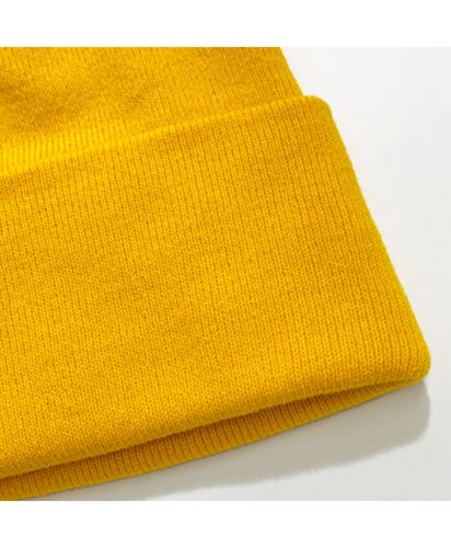 NEWHATTAN(ニューハッタン)プレーンニットキャップ/折り返しリブ仕様で程よい厚みのアクリルニット素材