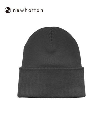 NEWHATTAN(ニューハッタン)プレーンニットキャップ/DE ダークグレー