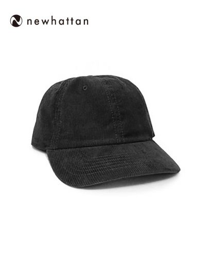 NEWHATTAN(ニューハッタン)コーデュロイキャップ/BK ブラック