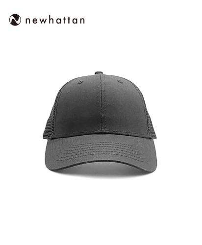 NEWHATTAN(ニューハッタン)コットンメッシュキャップ/コットンツイルの6パネル構造とロープロファイルで頭にフィットする仕様