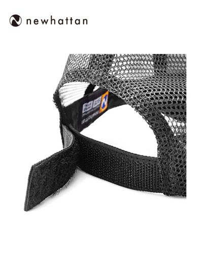 NEWHATTAN(ニューハッタン)コットンメッシュキャップ/アジャスター部分拡大:サイズ調整可能なストラップ構造でフィット感を調整可能