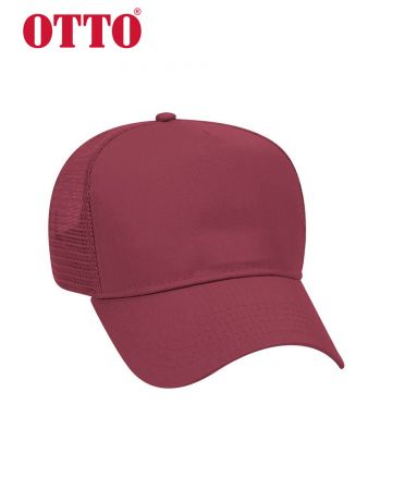 OTTO(オットーキャップ)コットンブレンド / ツイルメッシキャップ MRマルーン