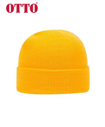 OTTO(オットーキャップ)アクリル ニットキャップ ダブルタイプ /  GOゴールド