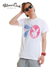 メンズ"1970 PLAY BOY"グラフィック柄プリントTシャツ/Mサイズ 175cm