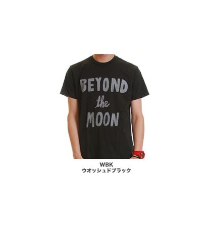 メンズ"Beyond The Moon"グラフィック柄プリントTシャツ/展開カラー