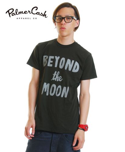 メンズ"Beyond The Moon"グラフィック柄プリントTシャツ/Mサイズ 175cm