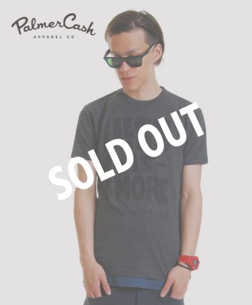 メンズ"Less is More"グラフィック柄プリントTシャツ/Mサイズ 175cm/SOLDOUT