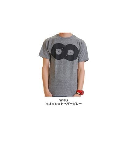 メンズ"Vinyl"グラフィック柄プリントTシャツ/展開カラー