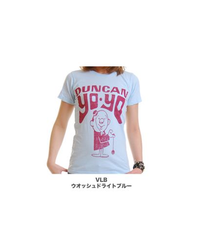 レディース"Duncan Yo Yo"グラフィック柄プリントTシャツ/展開カラー