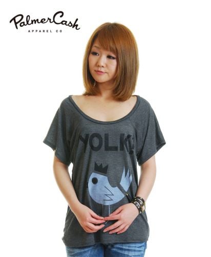 レディース”YOLK”グラフィック柄プリントTシャツ/WSサイズ 156cm