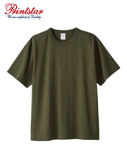 プリントスター(Printstar)5.9オンス オープンエンドTシャツ/037アーミーグリーン