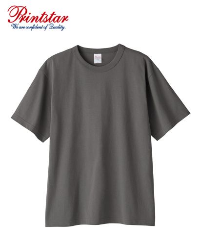 プリントスター(Printstar)5.9オンス オープンエンドTシャツ/129チャコール