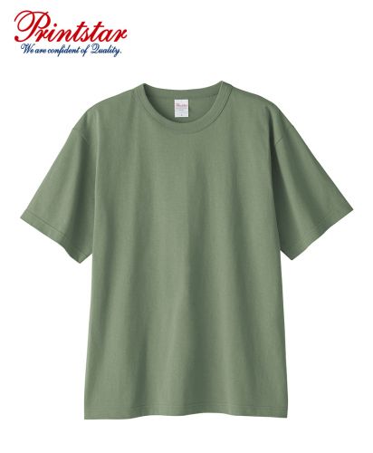 プリントスター(Printstar)5.9オンス オープンエンドTシャツ/424モスグレー