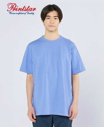 5.6オンス ヘビーウェイトリミテッドカラーTシャツ/463ダスティブルー Lサイズ メンズモデル183cm